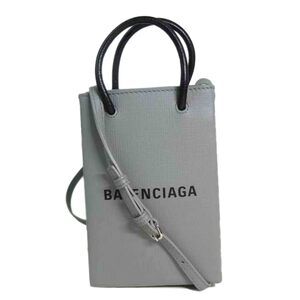 BALENCIAGA Shopping Phone Folder Gray